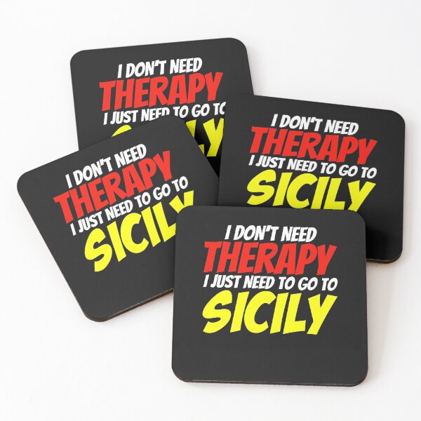 Item preview, Copy of Sicilian  Flag  I Don't Need Therapy I Just Need to Go to Sicily  designed and sold by obedtheartist.