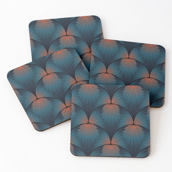 Item preview, Dark Blue Tangle Pattern designed and sold by Elvira Draat.