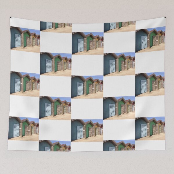 Item preview, Beach huts Blyth  designed and sold by Leatextileart.