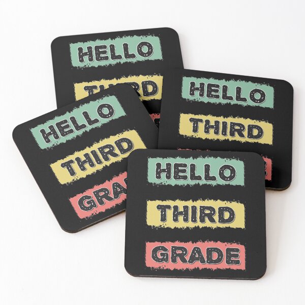Item preview, Hello Third Grade Cute Back to School RETRO Gift for Kids and Teachers designed and sold by Naumovski.