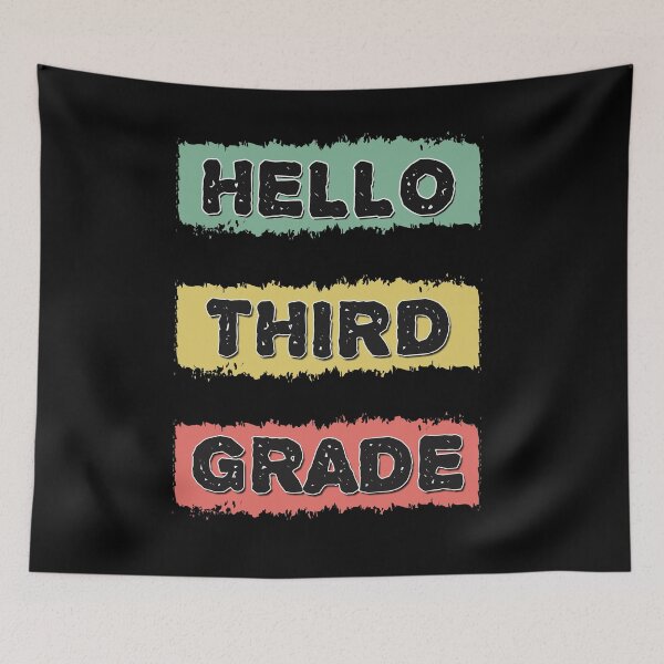 Item preview, Hello Third Grade Cute Back to School RETRO Gift for Kids and Teachers designed and sold by Naumovski.