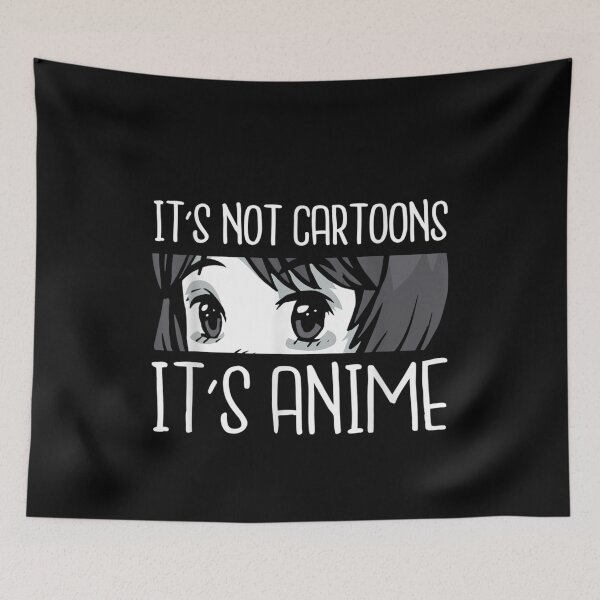 Item preview, Anime Girl l It's Not Cartoons It's Anime l Anime Lover Gift  designed and sold by loka-Art.