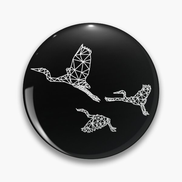 Item preview, Geometric Flying Egrets designed and sold by Arkneer.