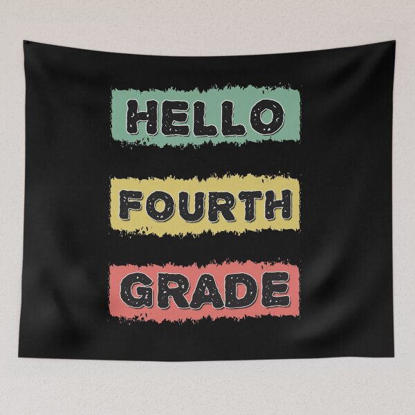 Item preview, Hello Fourth Grade Tasteful Back to School RETRO Gift for Kids and Teachers designed and sold by Naumovski.