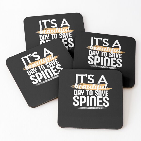 Item preview, It's It's beautiful day to save spine funny funny chiropractic women and men designed and sold by patroart.