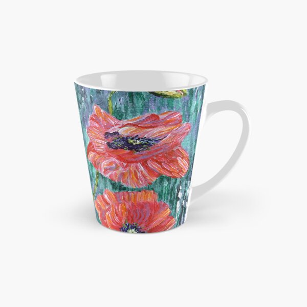 Item preview, Poppies contemporary painting designed and sold by Marion Yeo.
