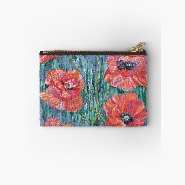 Item preview, Poppies contemporary painting designed and sold by Marion Yeo.