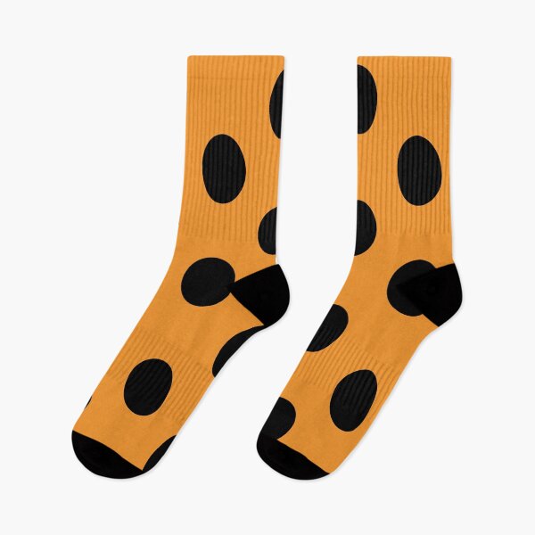 Item preview, Large BLACK and ORANGE POLKA DOTS designed and sold by RachelMacht.