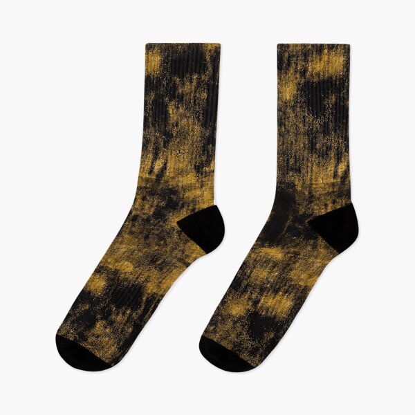 Item preview, Modern Black and Gold Splatter Abstract Art designed and sold by MFGB-Creations.