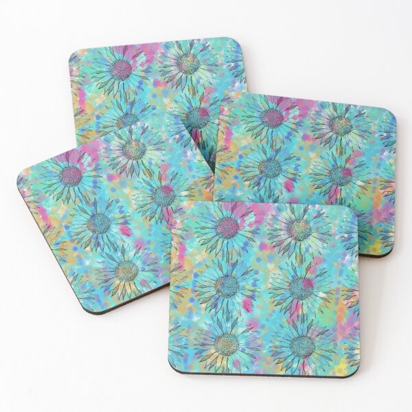 Item preview, Tie dye sunflowers designed and sold by GasconyPassion.