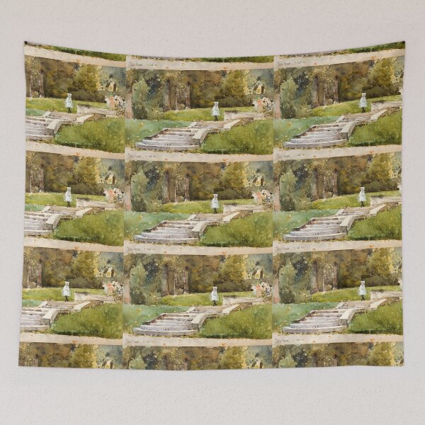 Item preview, Impressionist Art Saint-Cloud (1889) by Frederick Childe Hassam designed and sold by Designedbysm.