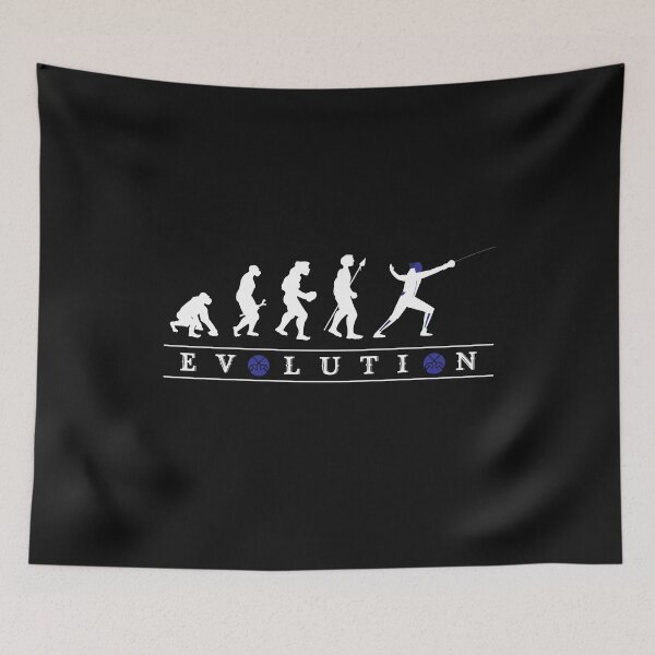 Item preview, Funny Fencing Evolution, Evolution of The Fencer designed and sold by Click-Like.