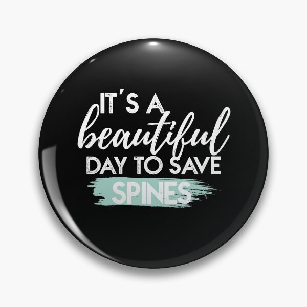Item preview, It's It's beautiful day to save spine funny funny chiropractic women and men designed and sold by patroart.