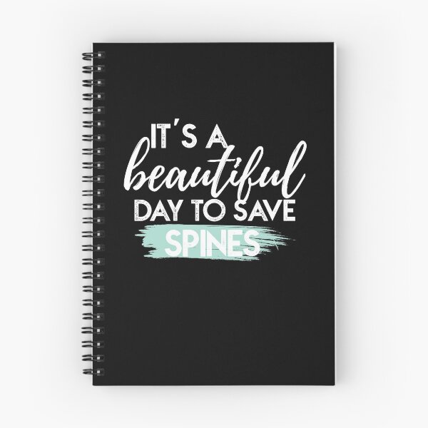 Item preview, It's It's beautiful day to save spine funny funny chiropractic women and men designed and sold by patroart.