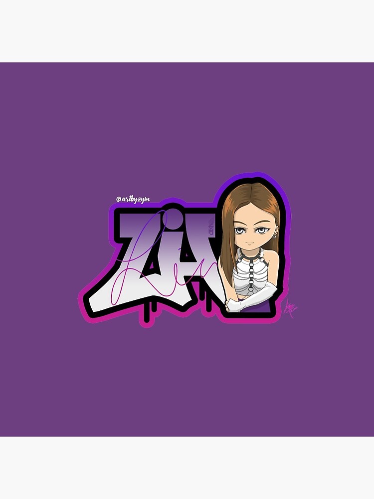 Itzy - Lia (Graffiti/Chibi) Pin for Sale by artbyzym