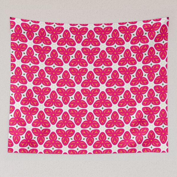 Artikelvorschau, Super Bright and Colorful Geometric Hot Pink Pattern entworfen und verkauft von cozycaroline.