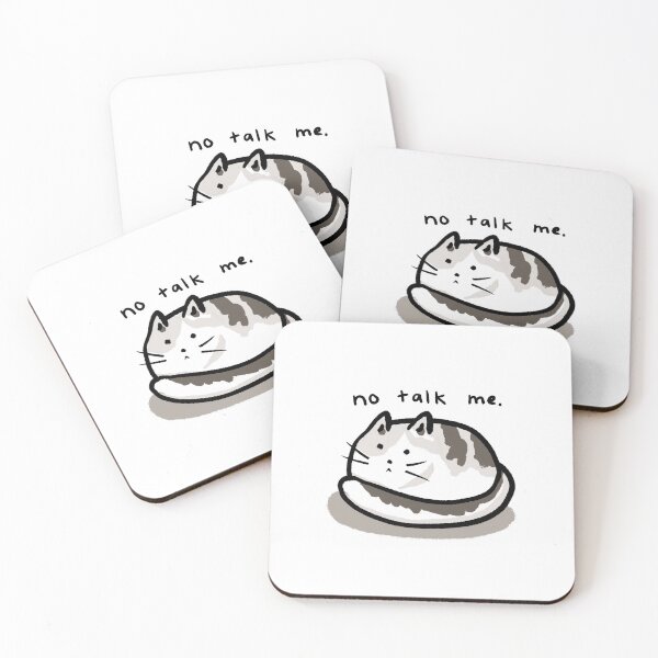 Item preview, No talk me cat designed and sold by Sydscriv.