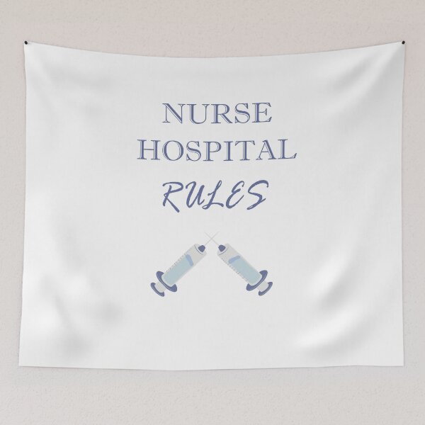 Item preview, Nurse Hospital Rules designed and sold by BiancaEm.