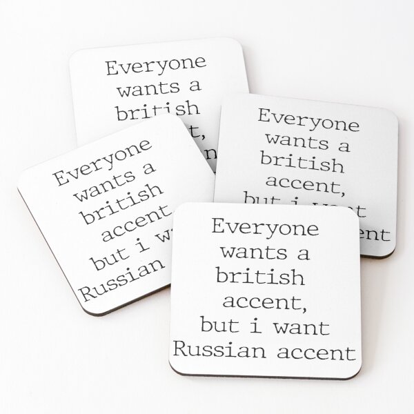 Item preview, Russian accent  designed and sold by Jabaroni.