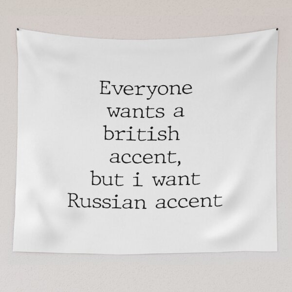 Item preview, Russian accent  designed and sold by Jabaroni.
