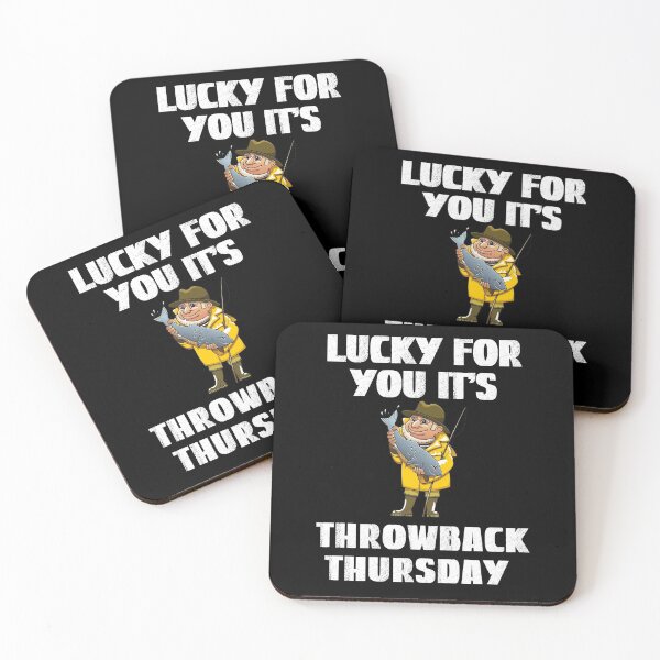 Item preview, Throwback Thursday, Lucky Fishing designed and sold by SportyDogShop.