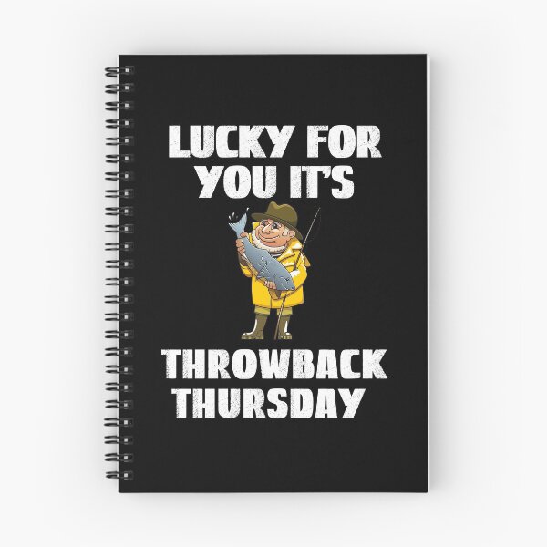 Item preview, Throwback Thursday, Lucky Fishing designed and sold by SportyDogShop.