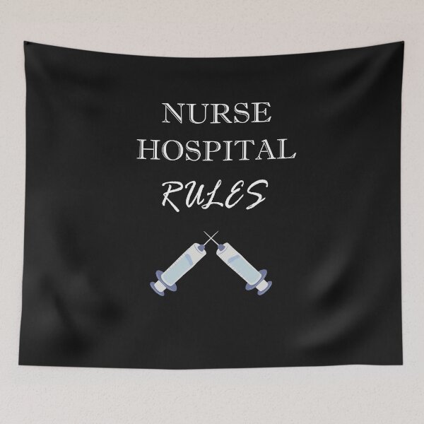 Item preview, Nurse Hospital Rules designed and sold by BiancaEm.