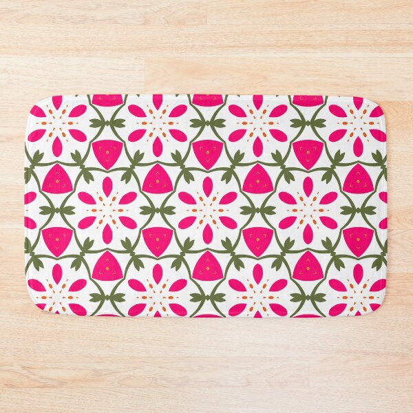 Item preview, Super Bright and Colorful Geometric Pink and Green designed and sold by cozycaroline.
