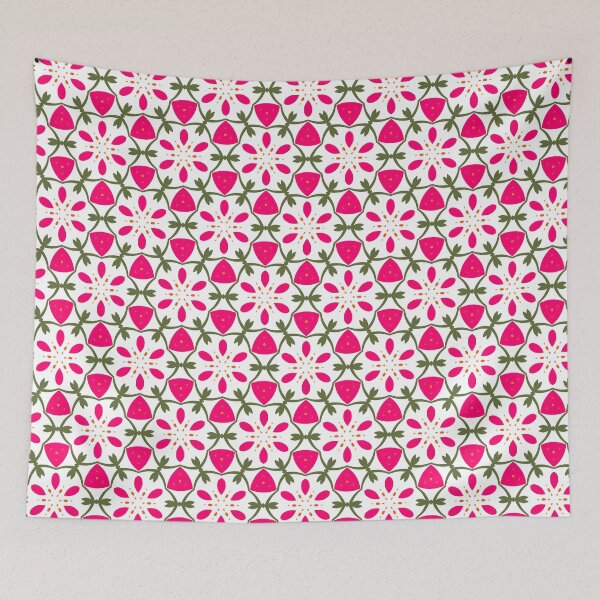 Item preview, Super Bright and Colorful Geometric Pink and Green designed and sold by cozycaroline.