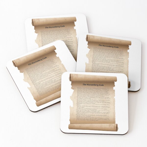 Item preview, Nuremberg code Scroll  designed and sold by ThatMerchStore.