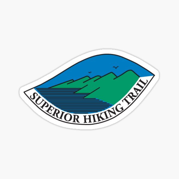 superior hiking trail Sticker