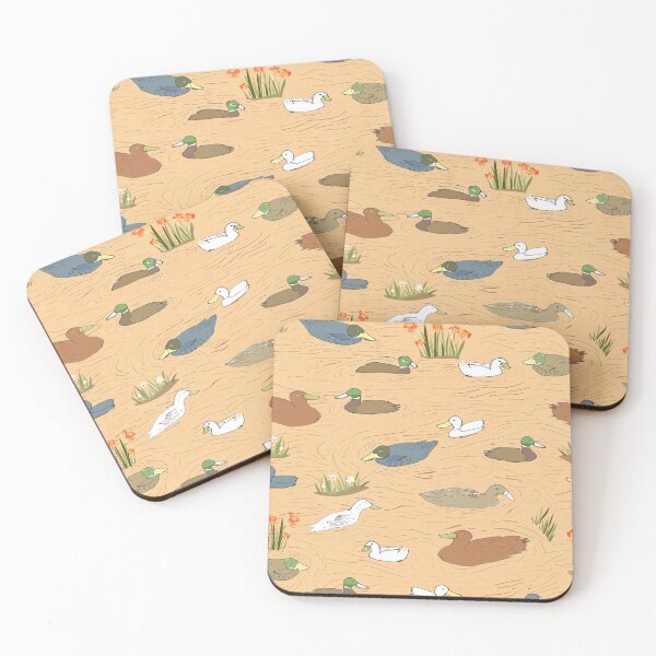 Item preview, Wild ducks on a lake designed and sold by SweetCoolVibes.
