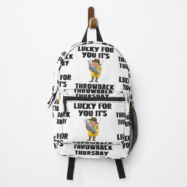 Item preview, Throwback Thursday, Lucky Fishing designed and sold by SportyDogShop.