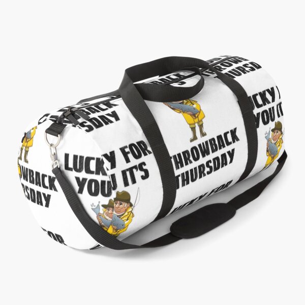 Item preview, Throwback Thursday, Lucky Fishing designed and sold by SportyDogShop.