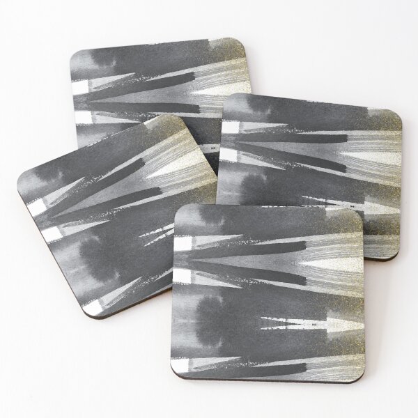Item preview, Gold Black Abstract Watercolor Act  designed and sold by BEyourself be.