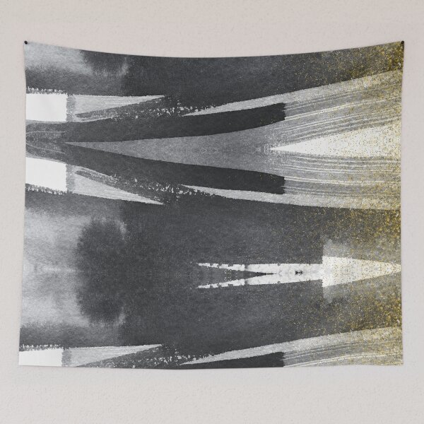 Item preview, Gold Black Abstract Watercolor Act  designed and sold by BEyourself be.