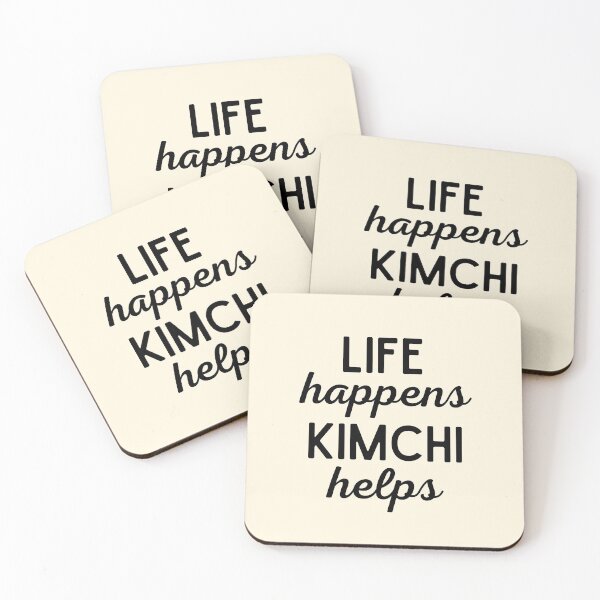 Item preview, Life happens Kimchi helps-Text only, Kimchi lover, Love Korean food designed and sold by InspiresME.