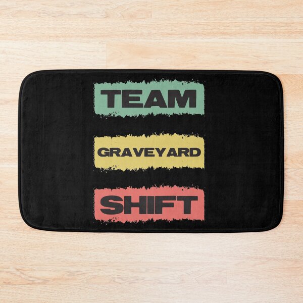 Item preview, TEAM Graveyard Shift Retro Gift for Doctors Nurses and all overnight workers and employees designed and sold by Naumovski.