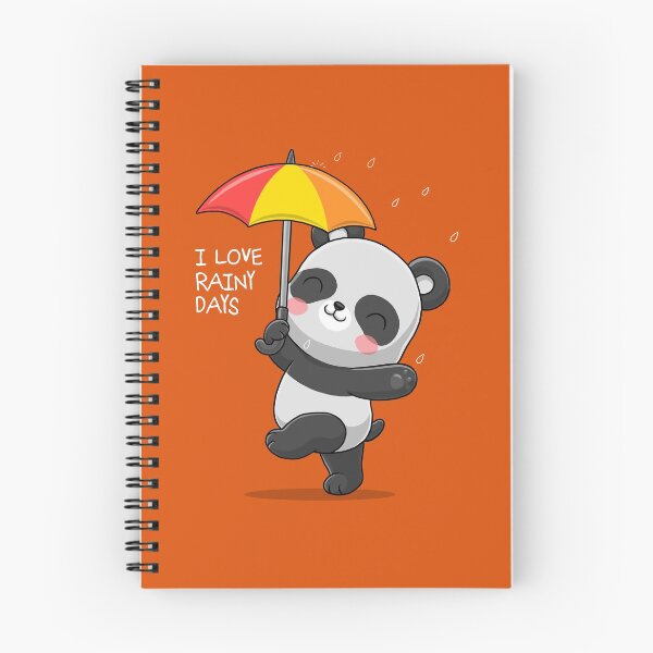 Item preview, Cute Panda Rainy Days designed and sold by SSK Designs.