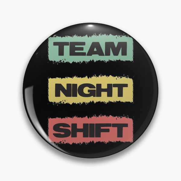 Item preview, TEAM Night Shift Retro Gift for Doctors Nurses and all overnight workers and employees designed and sold by Naumovski.