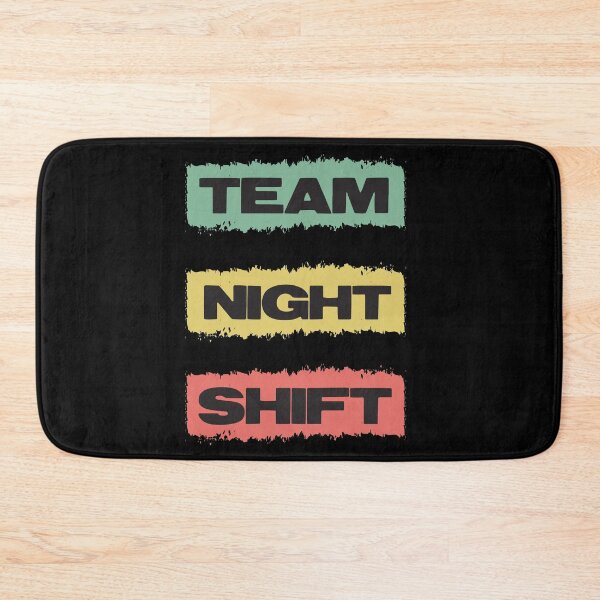 Item preview, TEAM Night Shift Retro Gift for Doctors Nurses and all overnight workers and employees designed and sold by Naumovski.