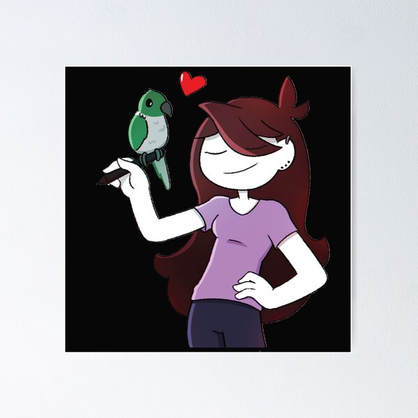 Jaiden Animations Merch Poster Art Wall Poster Sticky Poster Gift