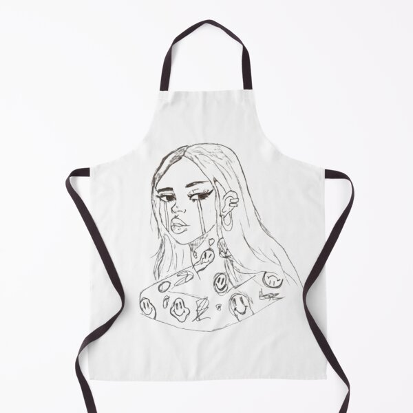 Item preview, Crying Girl with Happy Face Tattoos designed and sold by diamondmilk.
