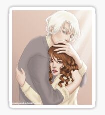 Dramione. Hug. Sticker