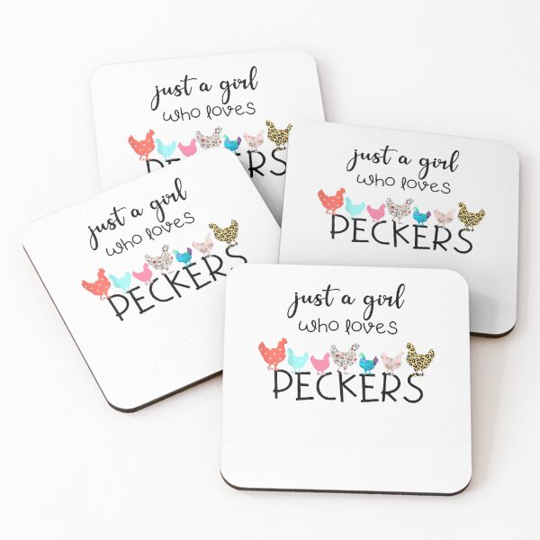 Item preview, Just a girl who loves peckers designed and sold by begin-again.