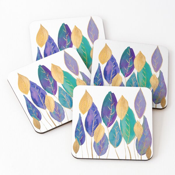 Item preview, Golden Leaves (Part 1) designed and sold by WallaceColor.