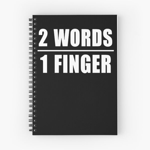 Item preview, 2 Words 1 Finger designed and sold by clickmostro.