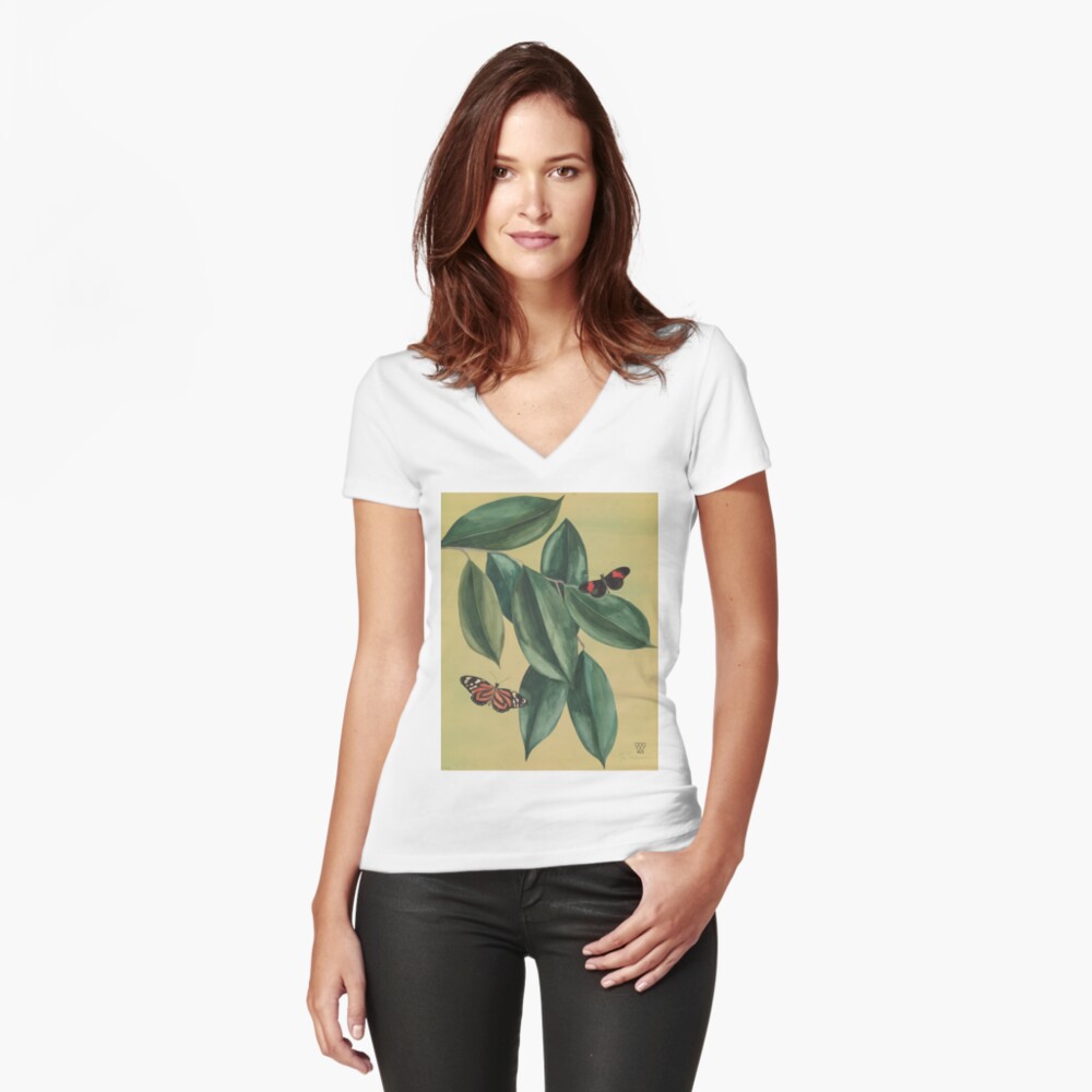 Item preview, Fitted V-Neck T-Shirt designed and sold by WCS-Archives.