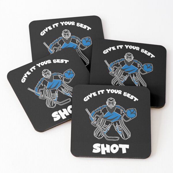 Item preview, Hockey Rules, Give It Your Best Shot designed and sold by SportyDogShop.