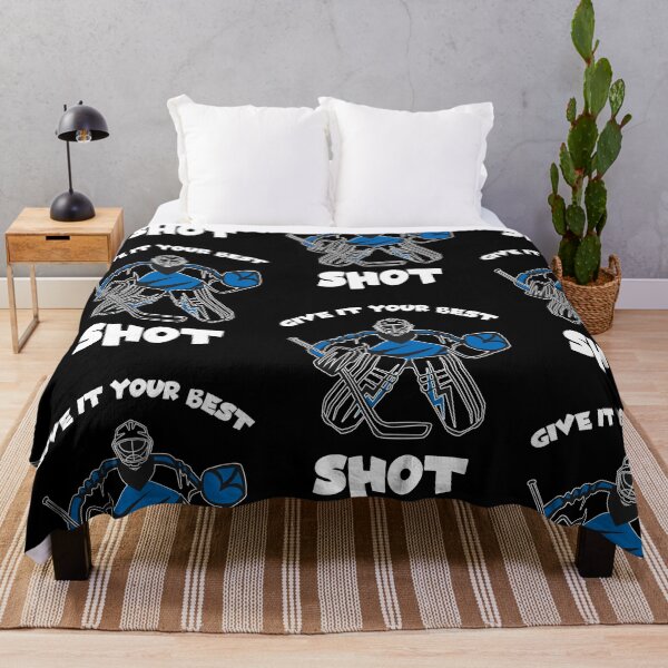 Item preview, Hockey Rules, Give It Your Best Shot designed and sold by SportyDogShop.